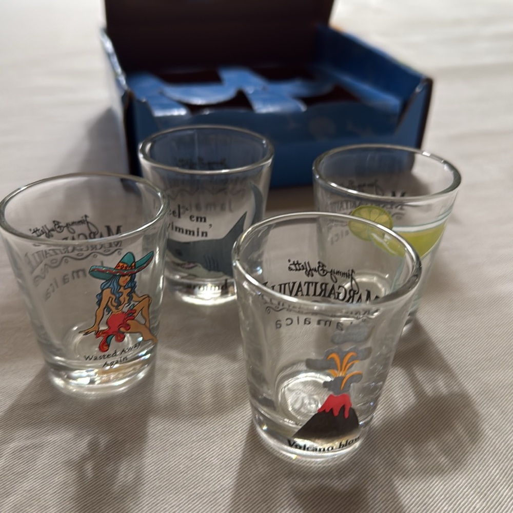 Margaritaville Shot Glass Box Set. Jamaica - Picture 3 of 5